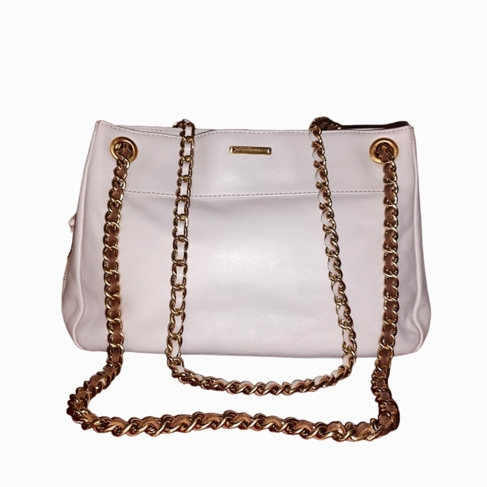 Rebecca Minkoff Large Leather Bag With Chain Crossbody Strap